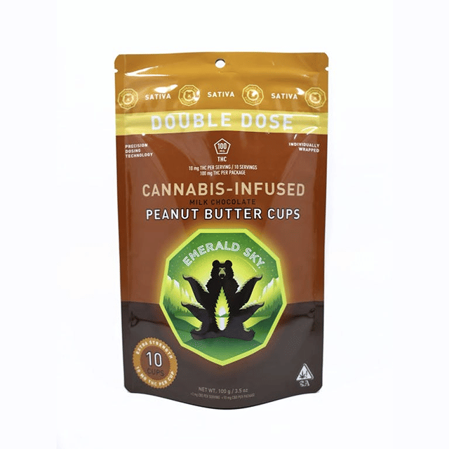 Peanut Butter Cups Sativa 100mg 10pk