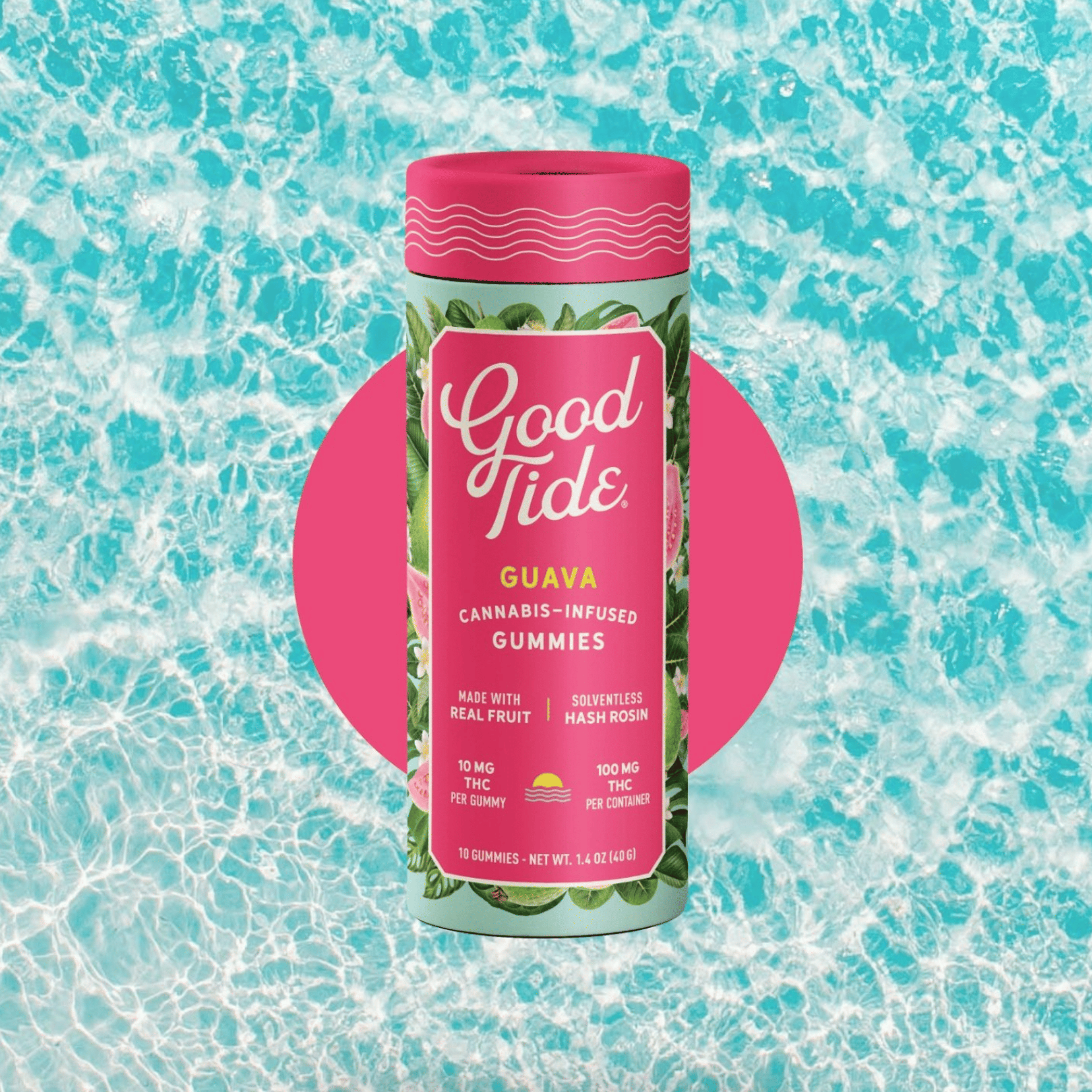 Guava Hash Rosin Gummies - Good Tide - - $25 - Edibles