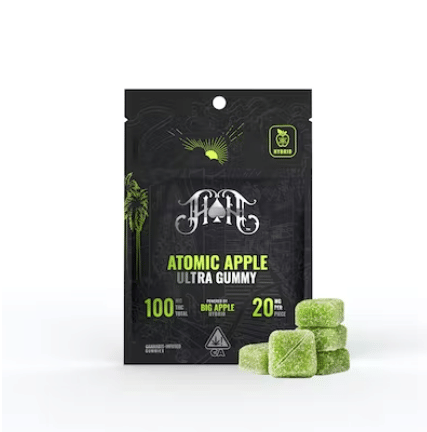 THC Gummy Pack: Atomic Apple - 100mg - Heavy Hitters -  - $20 - Edibles