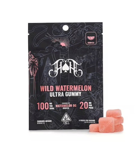 THC Gummy Pack: Wild Watermelon - 100MG - Heavy Hitters -  - $20 - Edibles