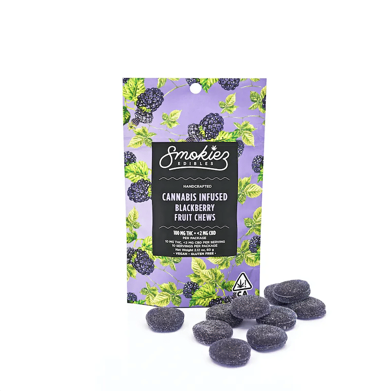 Smokiez Fruit Chews | Blackberry - Smokiez -  - $16 - Edibles
