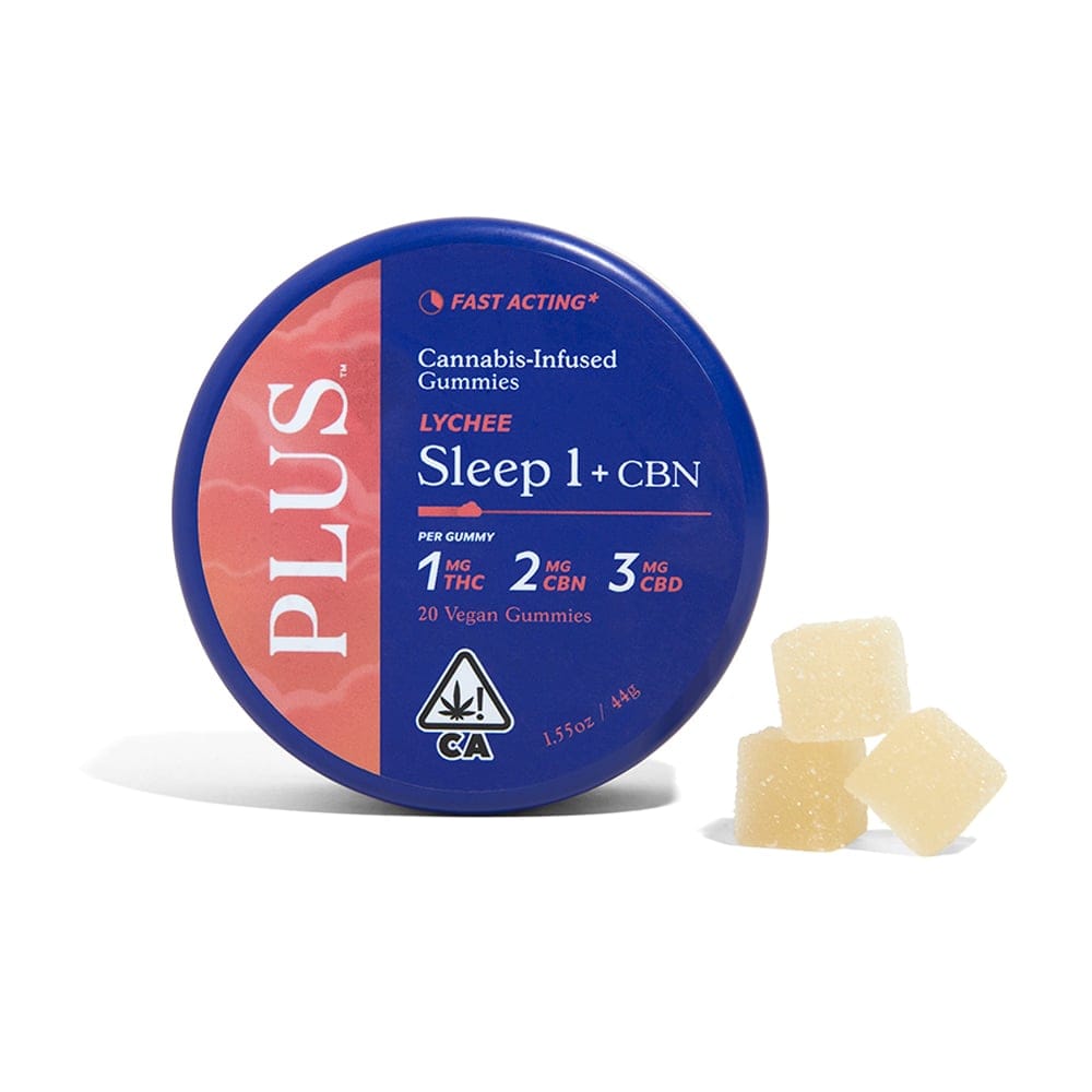 Lychee 3:2:1 (CBD:CBN:THC) Gummies - Plus - Lychee (Sleep) - $17 - Edibles