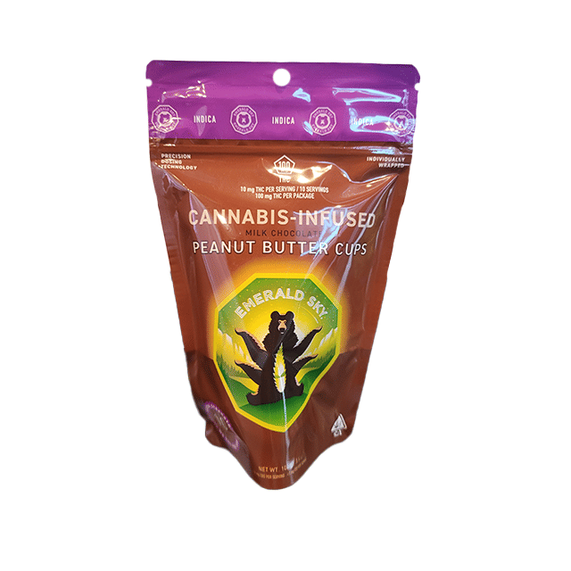 Peanut Butter Cups Indica 100mg 10pk