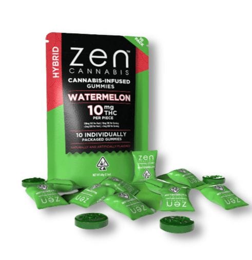 Hybrid Watermelon Gummies - ZEN -  - $12 - Edibles