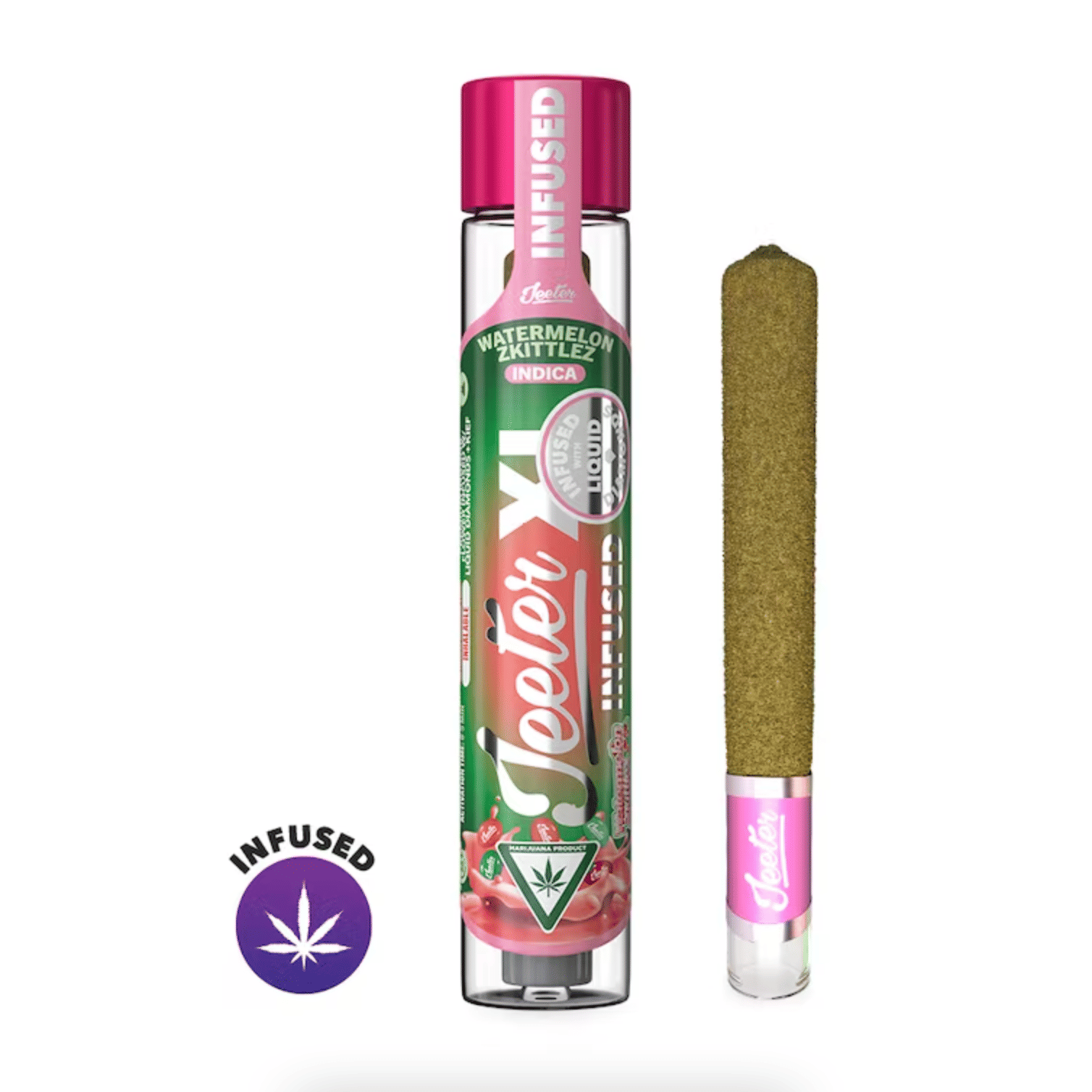 Watermelon Zkittlez Infused 2g XL Preroll - Jeeter -  - $40 - Pre-Rolls