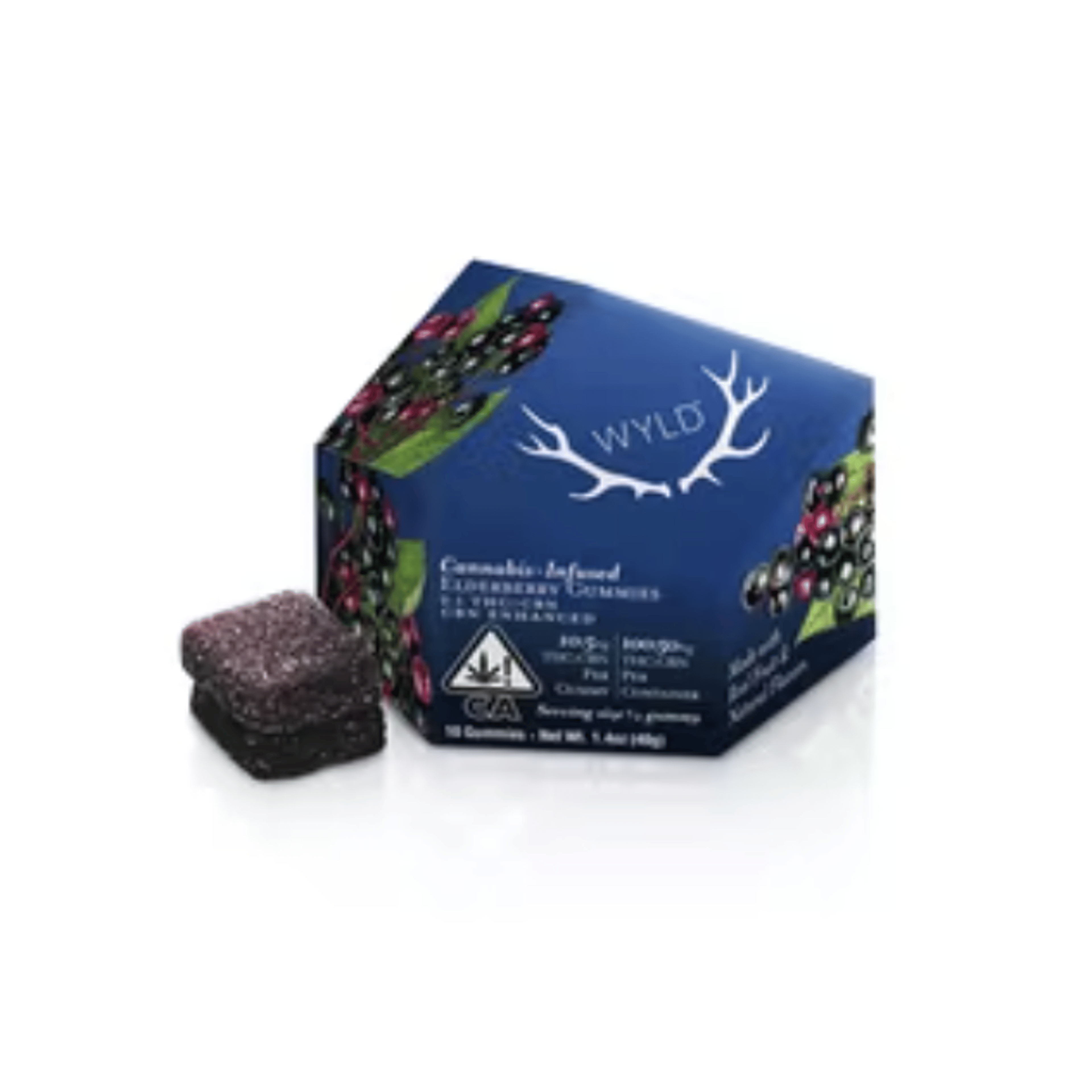 Elderberry Gummies 2:1 THC:CBN - 100mg - WYLD - - $20.17 - Edibles