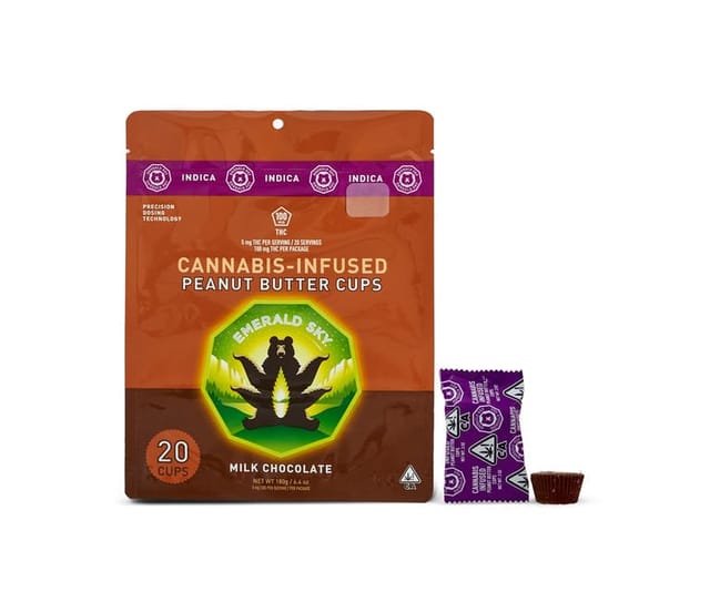 Indica Peanut Butter Cups - 20pk