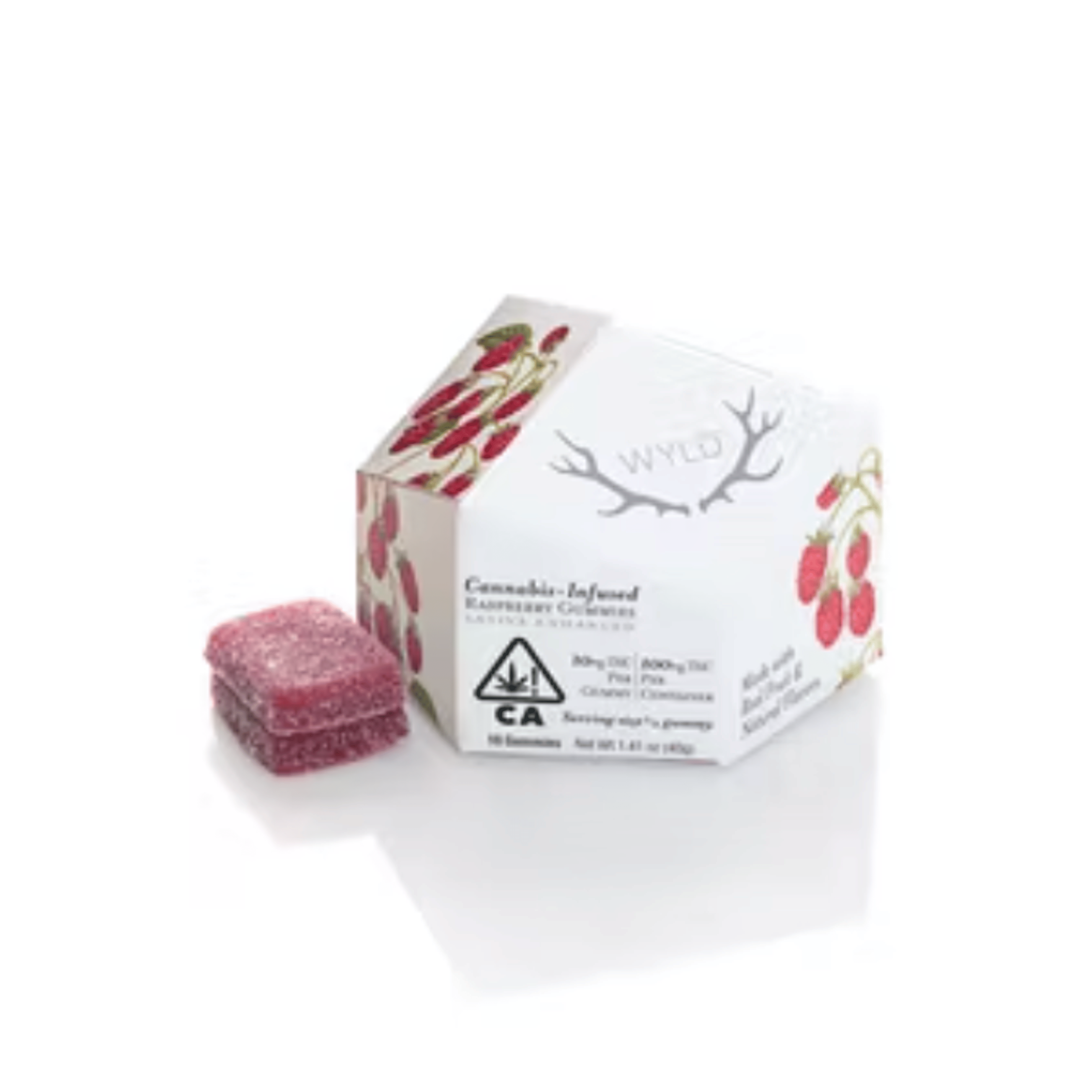 Raspberry Gummies - 100mg - WYLD - - $15.85 - Edibles