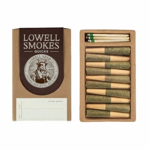 $49.29 Quicks The Harmony Hybrid Lowell Smokes 10 Pack - Lowell -  - $35.50 - Pre-Rolls