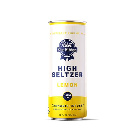 $6.45 / 8.60 Pabst Blue Ribbon High Seltzer 10MG / 25MG - Pabst Blue Ribbon - Guava Daytime - $4.49 - Edibles