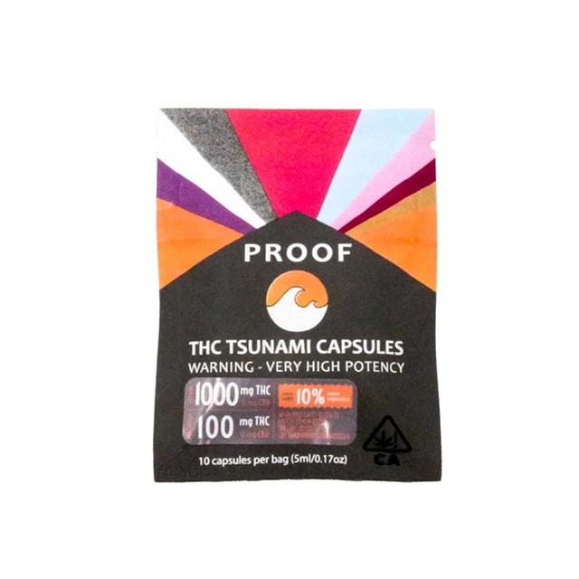 Tsunami Capsules 10pk - 1000mg