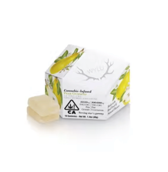 Pear Gummies 1:1 THC-CBG - WYLD -  - $20.17 - Edibles
