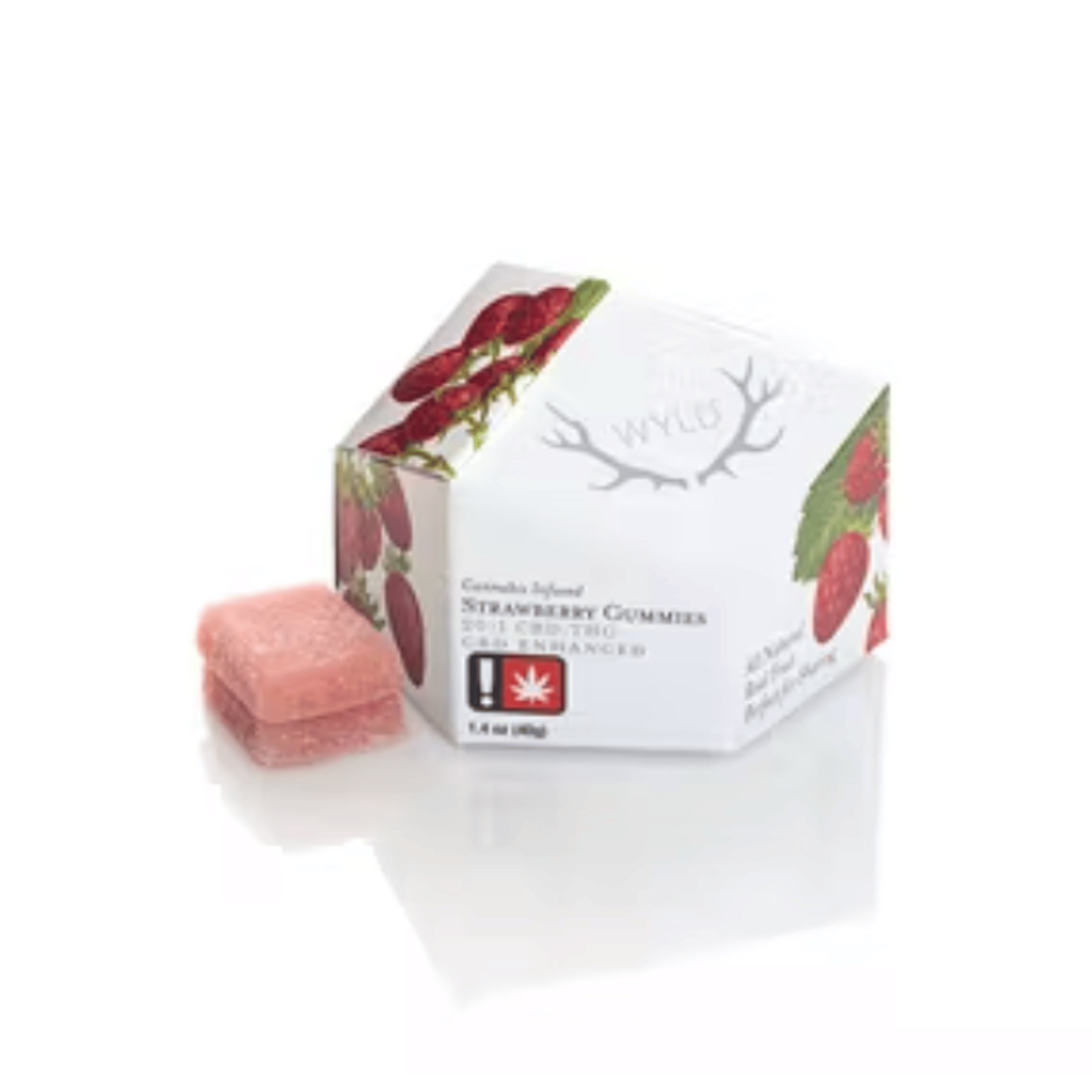 Strawberry Gummies 20:1 THC-CBD - WYLD - - $20.17 - Edibles