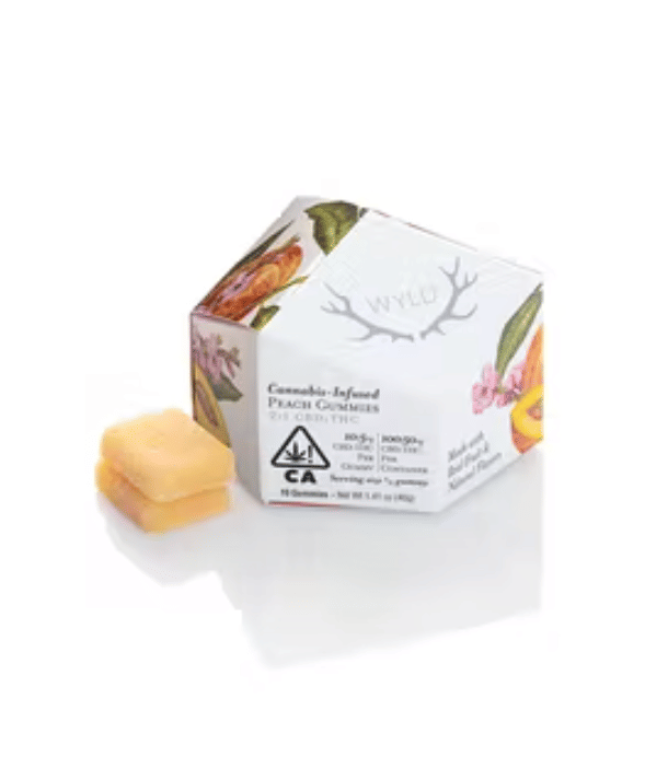Peach Gummies 2:1 THC-CBD - WYLD -  - $20.17 - Edibles
