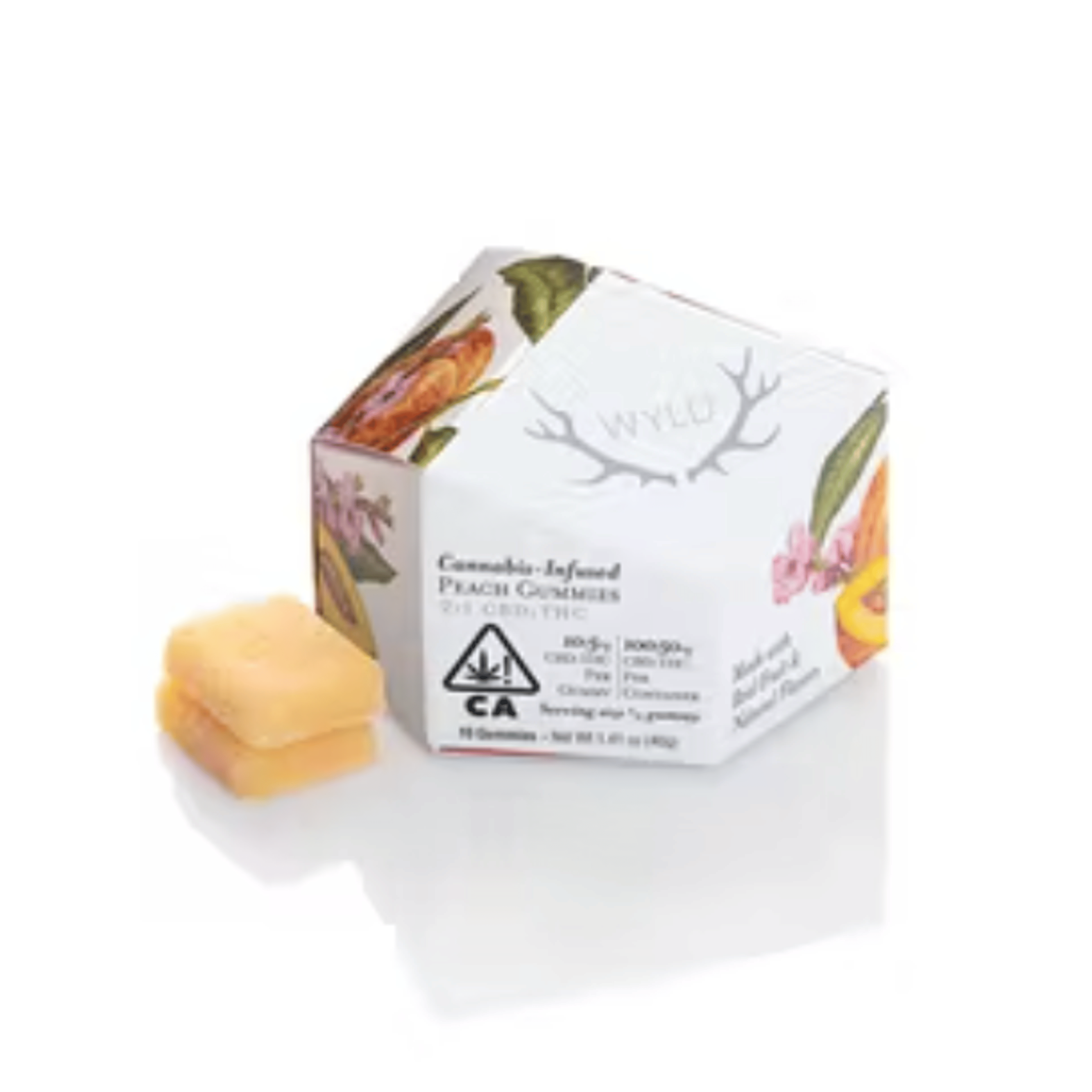 Peach Gummies 2:1 THC-CBD - WYLD - - $20.17 - Edibles