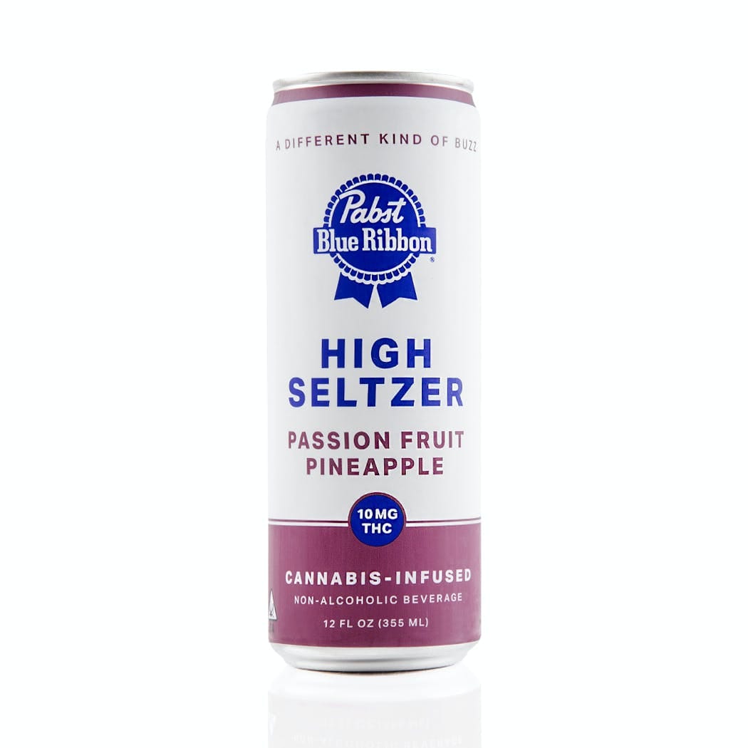 $6.45 / 8.60 Pabst Blue Ribbon High Seltzer 10MG / 25MG - Pabst Blue Ribbon - Guava Daytime - $4.49 - Edibles