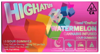 Highatus - Watermelon THC Sour Gummies - Highatus - Highatus - Watermelon THC Sour Gummies - $20 - Edible