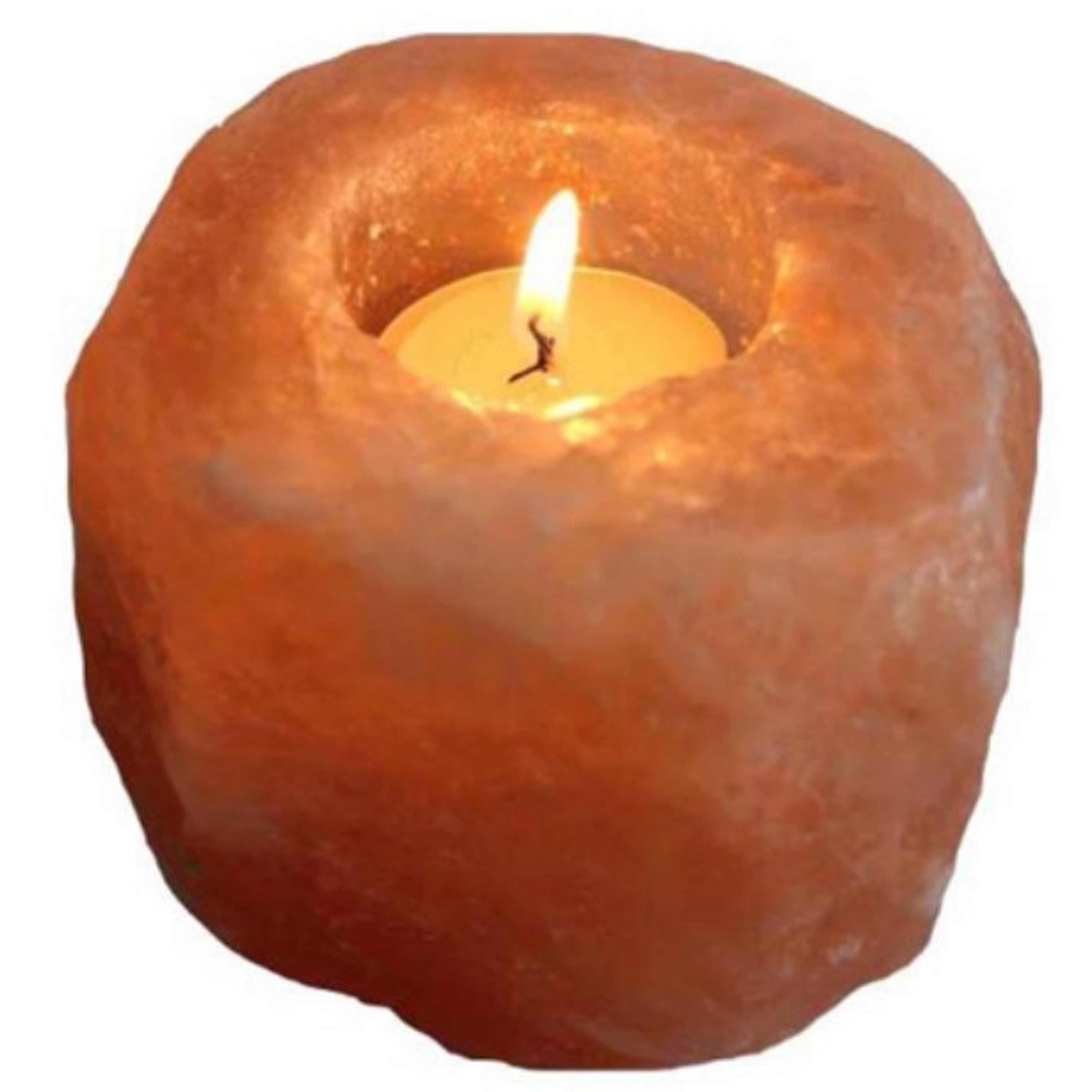 Himalayan Salt Candle Burner includes 3 Beeswax Tea Candles - High Tide - - $11.99 - Maliboutique