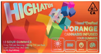 Highatus - L'Orange THC  Sour Gummies - Highatus - Highatus - L'Orange THC  Sour Gummies - $20 - Edible