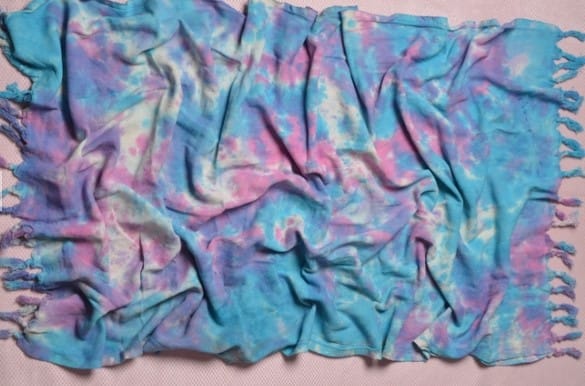 100% Cotton Handmade Tie Dyed Beach Towel - High Tide -  - $33.99 - Maliboutique
