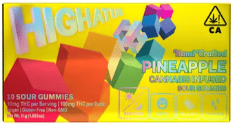 Highatus - Pineapple THC Sour Gummies - Highatus - Highatus - Pineapple THC Sour Gummies - $20 - Edible