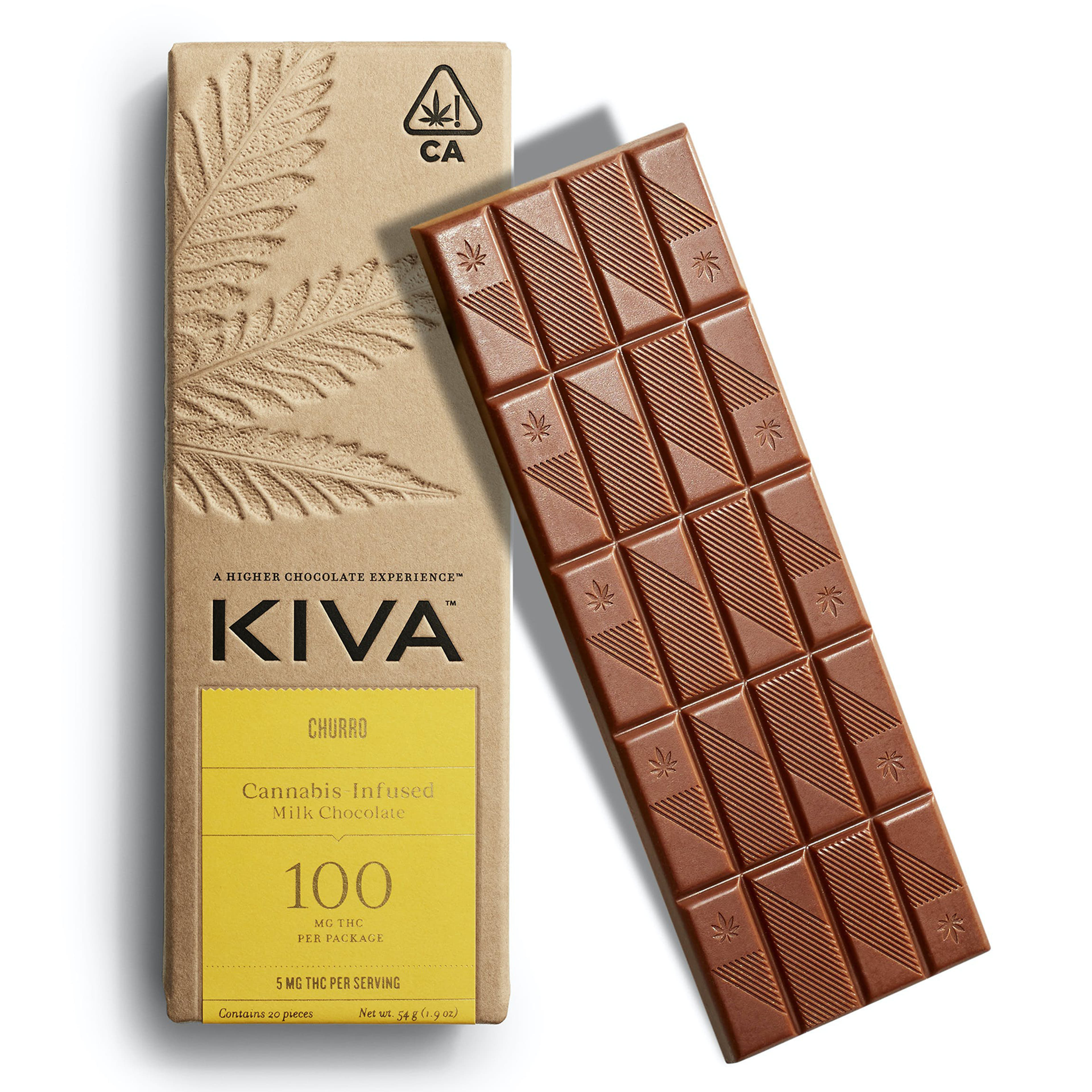 Churro Chocolate Kiva Bar - Kiva Confections - Churro - $20 - Edibles