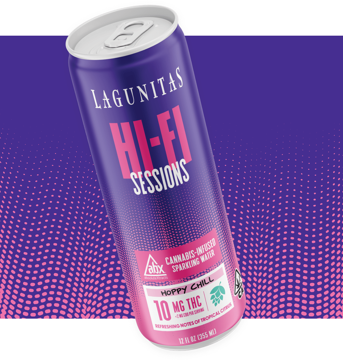 Lagunitas Hi-Fi Hoppy Chill THC - ABX - 4 PK - $20 - Edibles