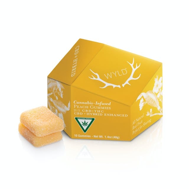 2:1 CBD Peach Gummies