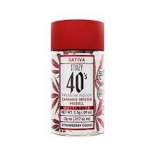 Strawberry Cough 40's infused Preroll Pack 2.5g - STIIIZY -  - $18 - Pre-Rolls