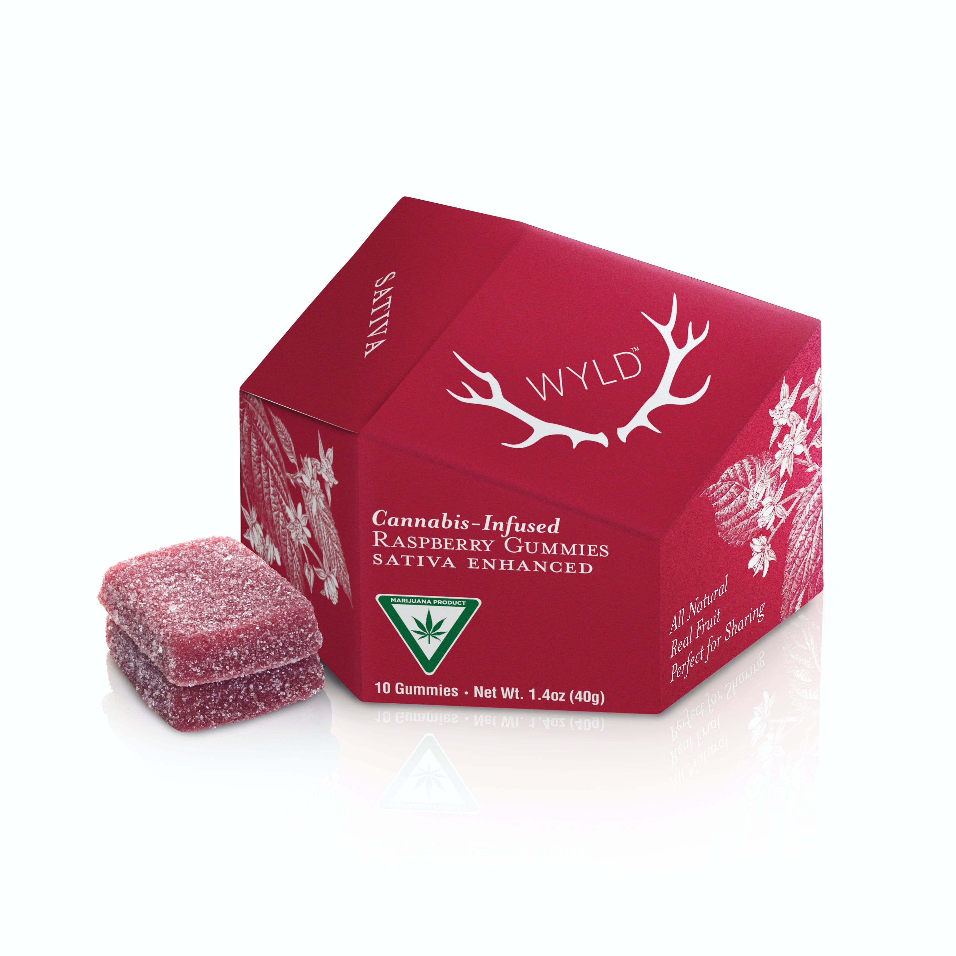 Raspberry Gummies - WYLD -  - $18 - Edibles
