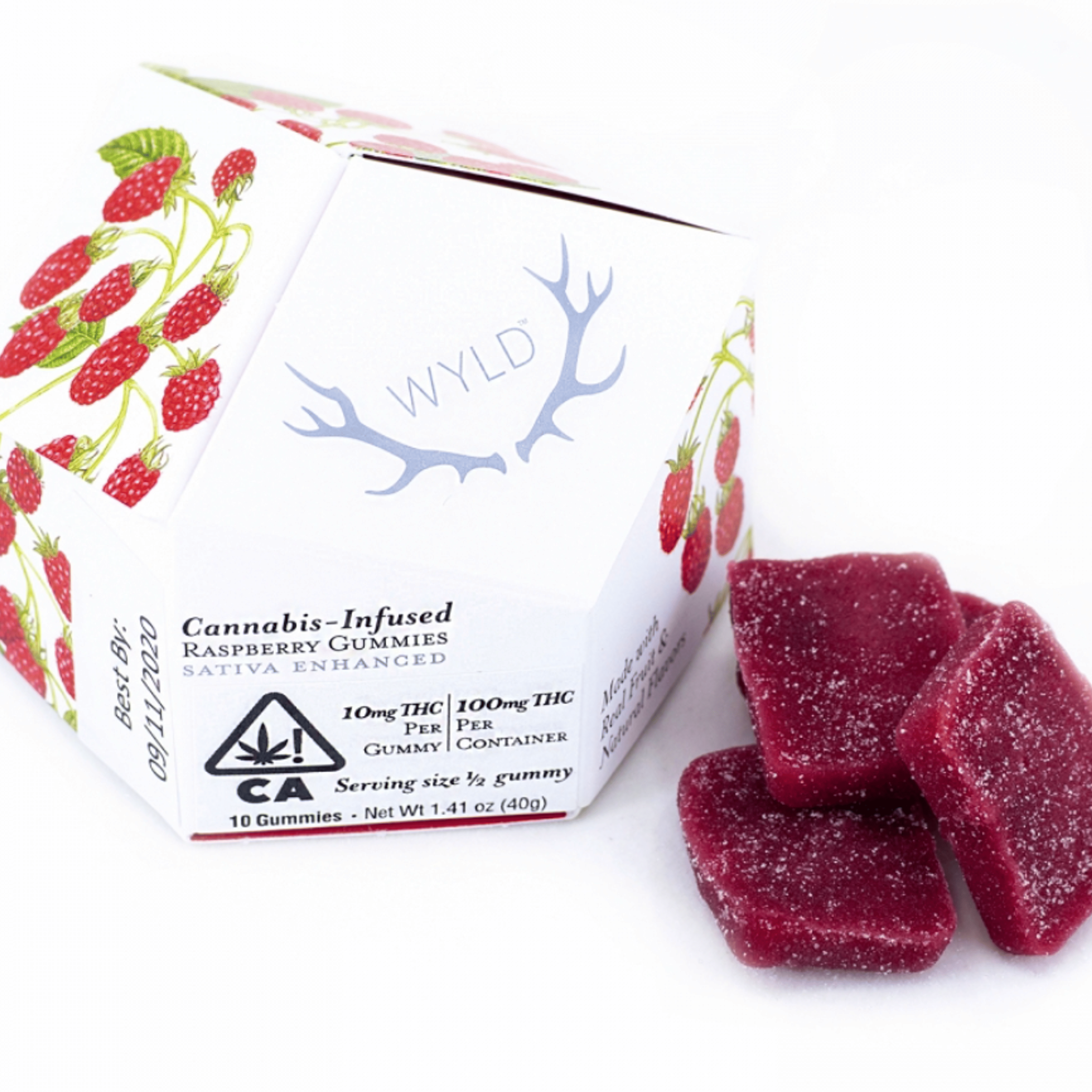 Wyld: Raspberry Gummies - Wyld - - $23 - Edibles