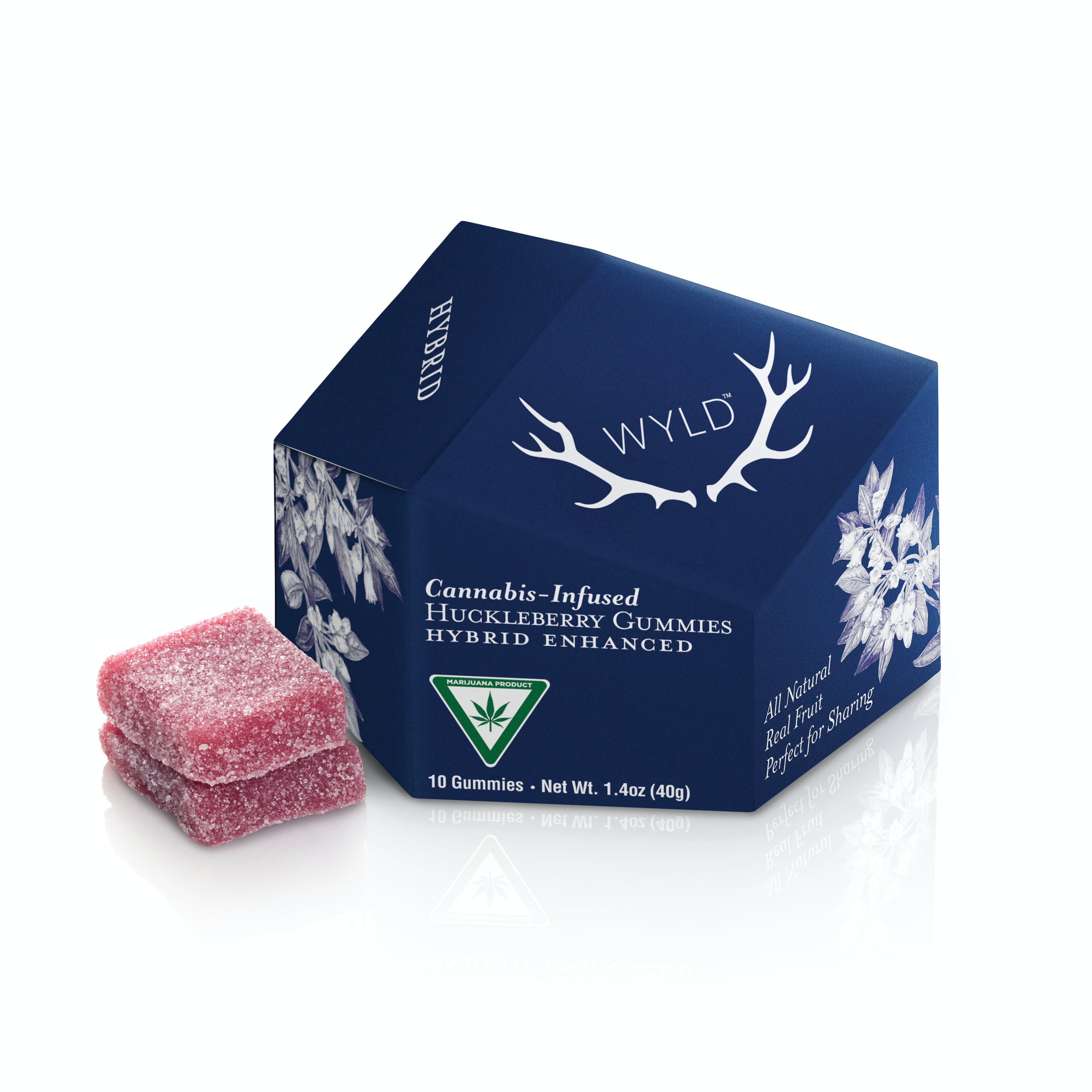 Huckleberry Gummies - WYLD - - $18 - Edibles
