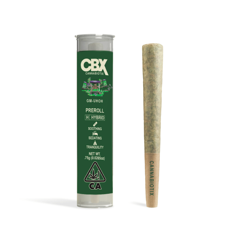 CBX - GM-uhoh (H) Pre Roll |  .75g - Cannabiotix (CBX) -  - $13 - Pre-Rolls