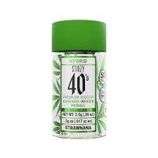 40's: Strawnana 5PK Infused Prerolls