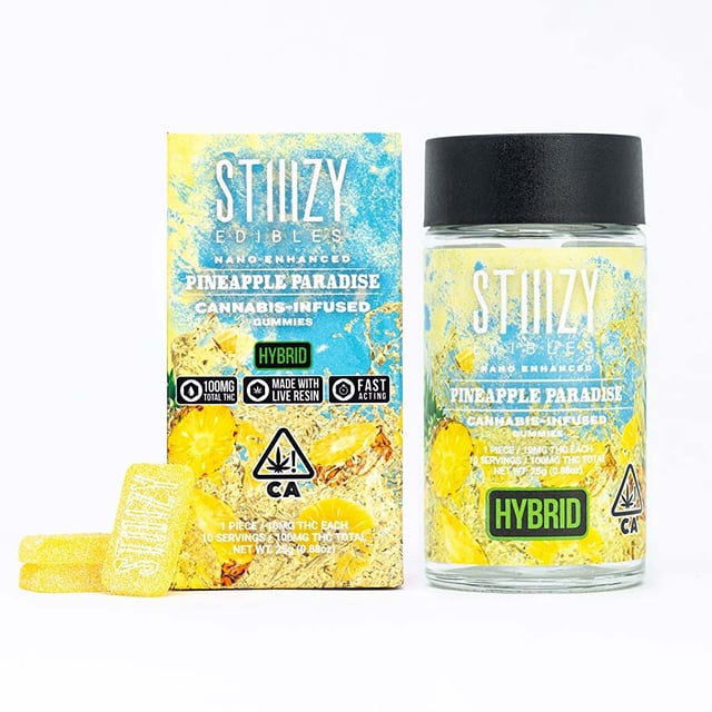 Pineapple Paradise 100MG Gummies