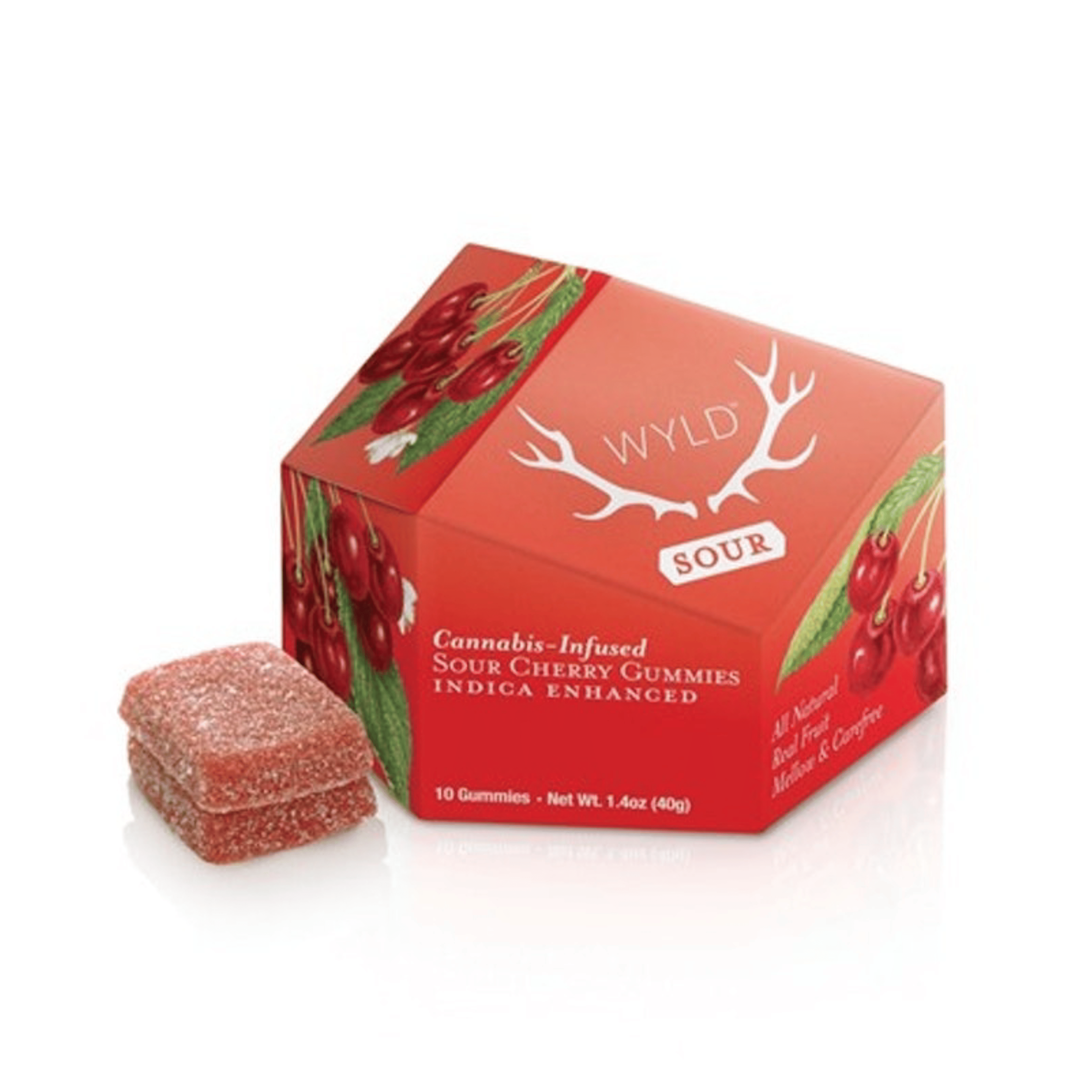 WYLD Sour Gummies | Cherry - WYLD - - $16 - Edibles