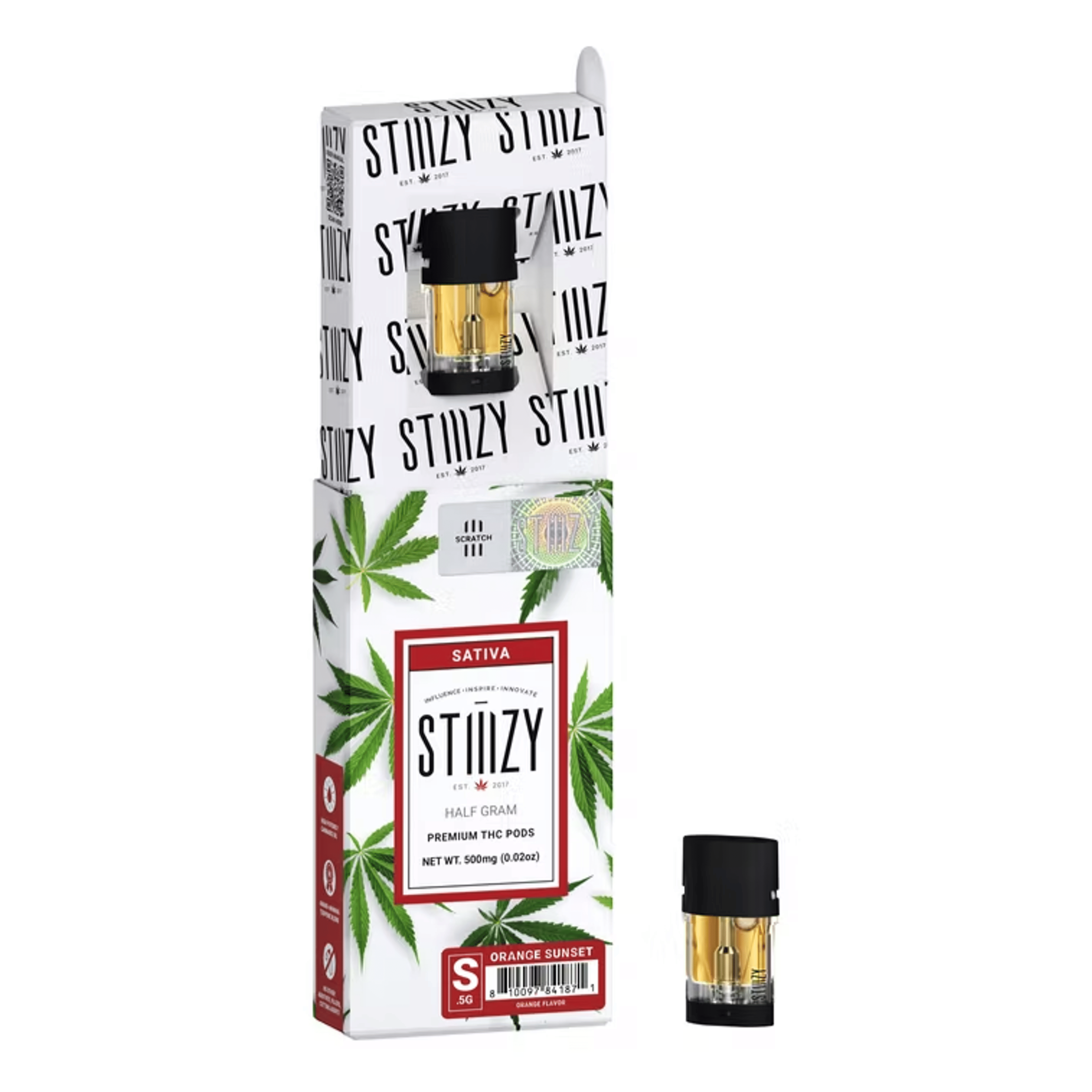 Orange Sunset Classic .5g Pod - Stiiizy - - $14.50 - Vapes