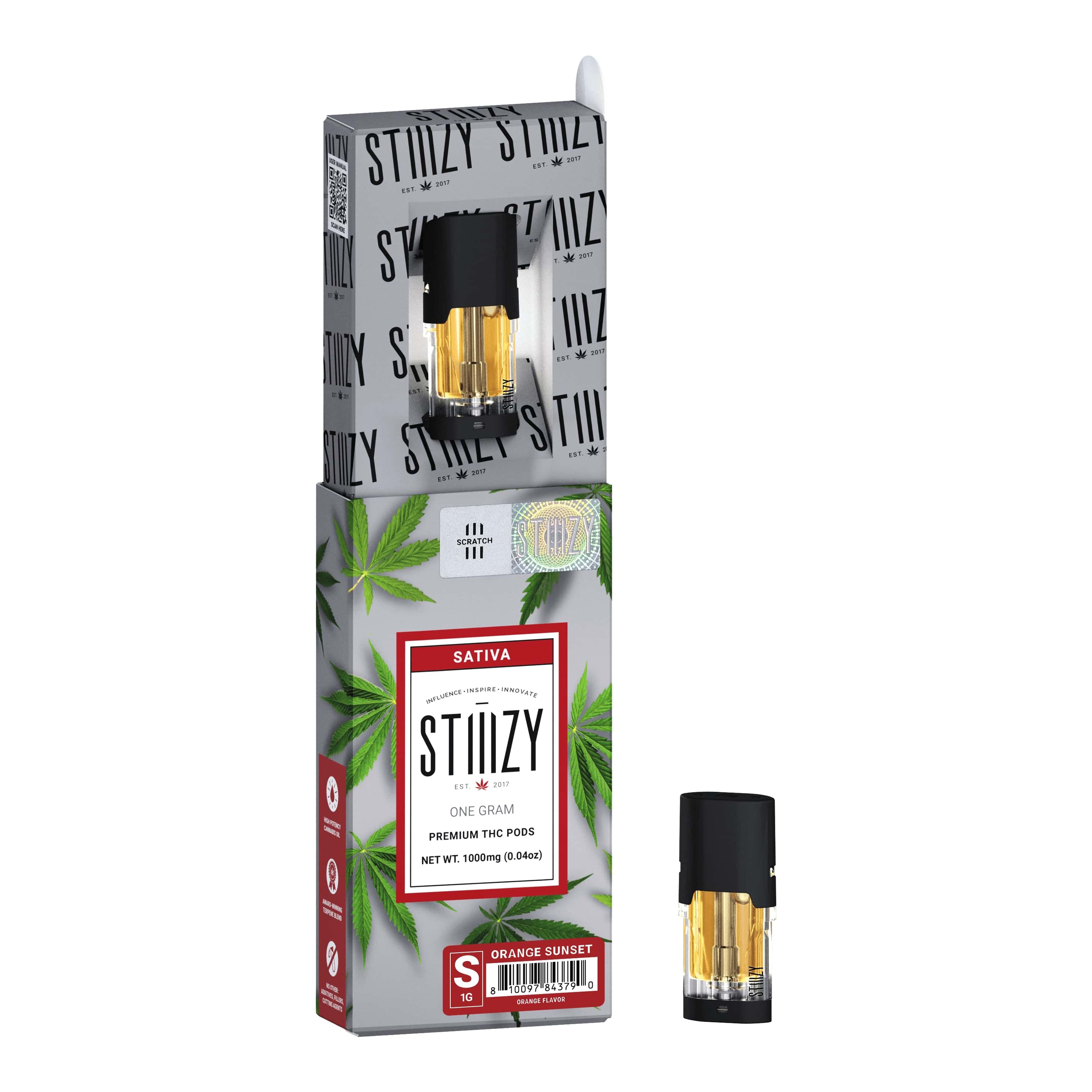 Orange Sunset Classic 1g Pod - Stiiizy - - $26.50 - Vapes