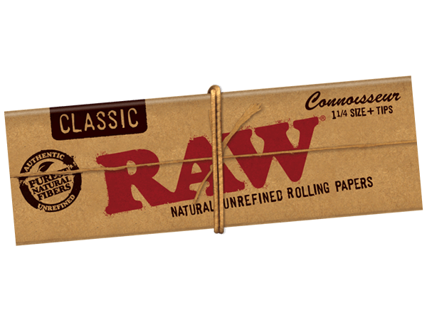 Raw - Connoisseur Classic Papers 1¼ with Tips - 50 Sheets - Raw -  - $3.99 - Accessories