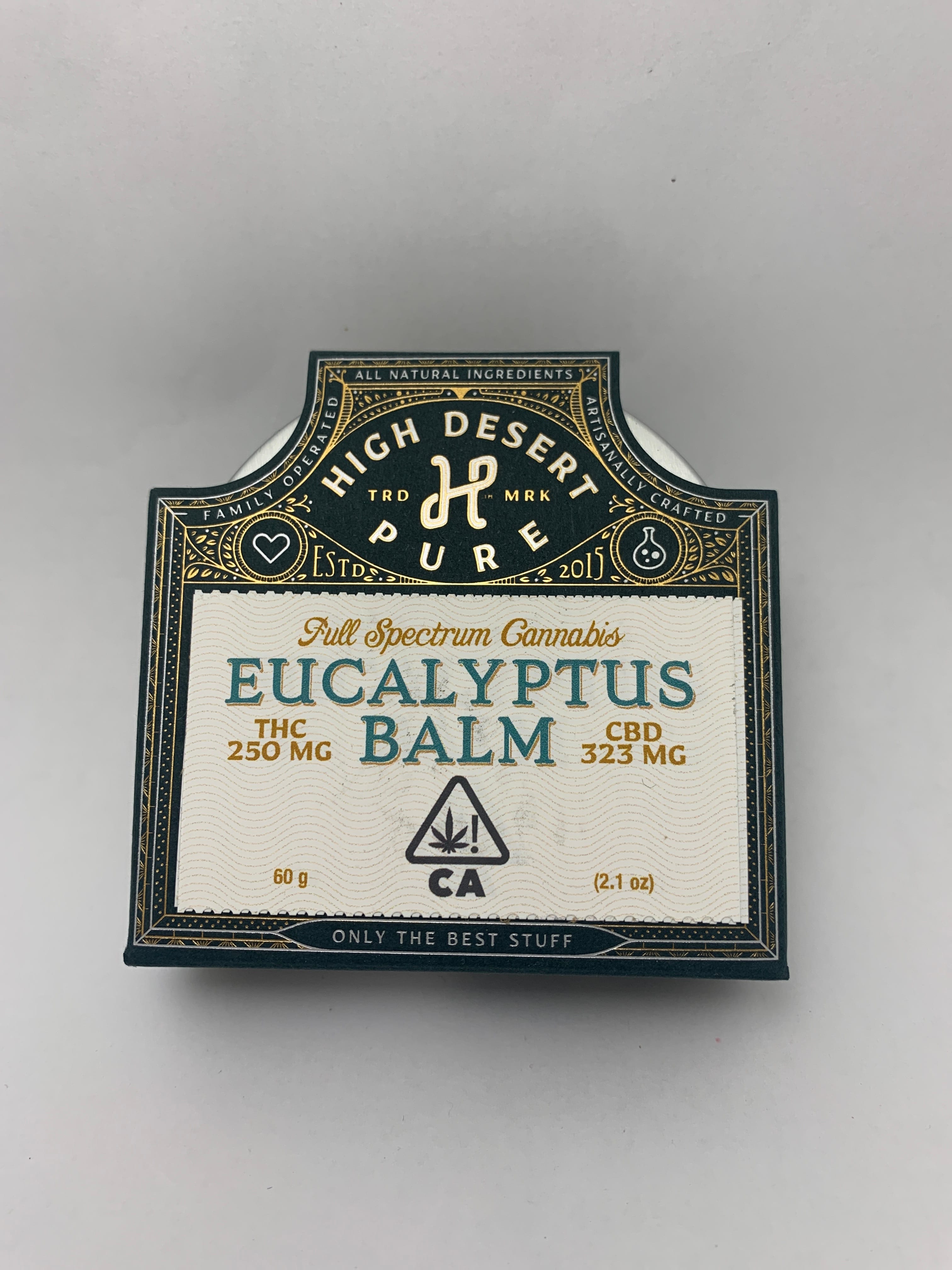 Eucalyptus Balm 1:1 - high desert pure -  - $40 - Topical (weight - each)