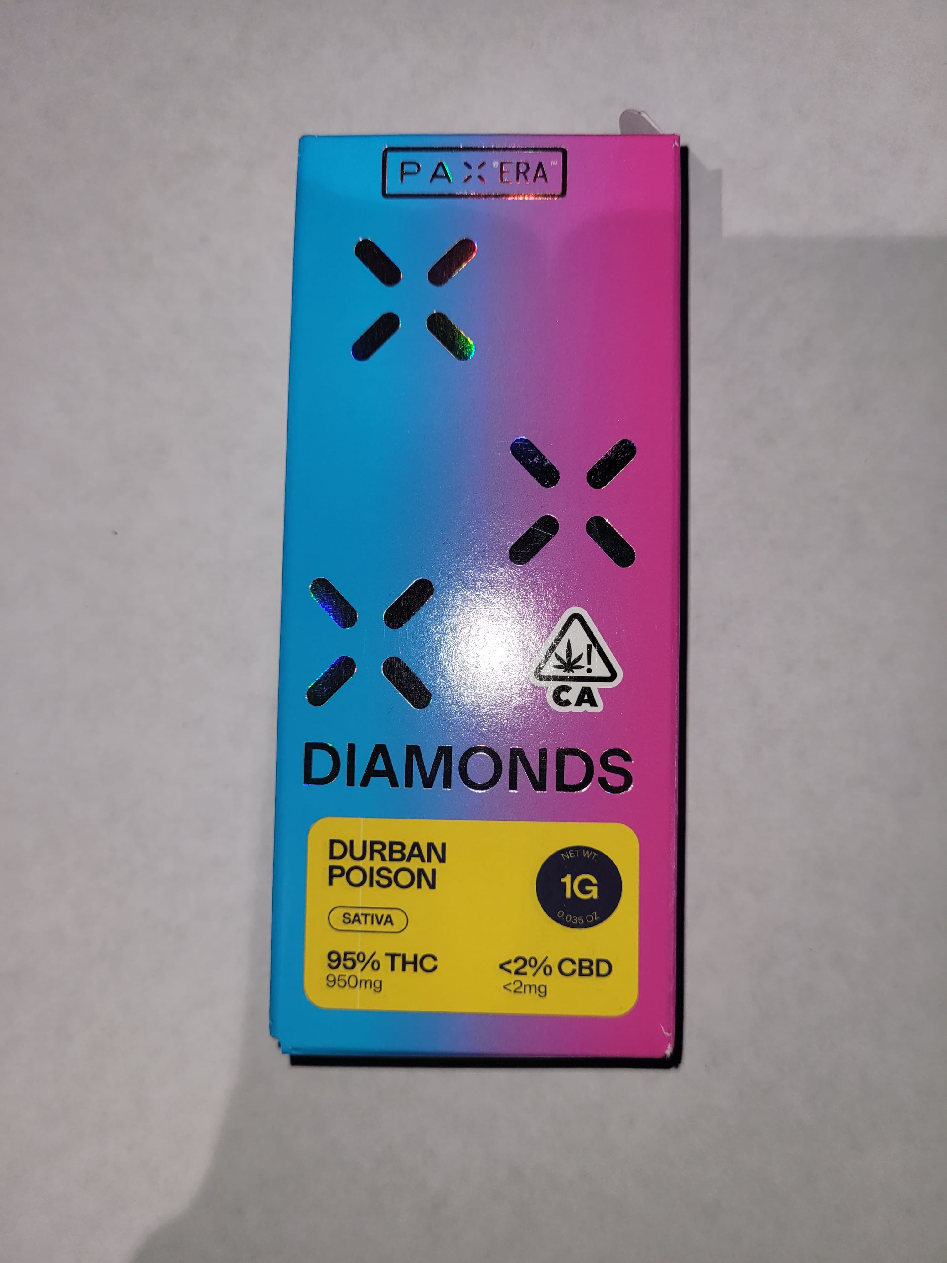 PAX — Durban Poison Pax
