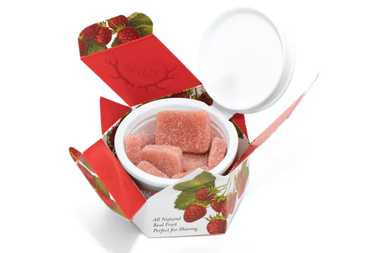 Strawberry 20CBD:1THC Gummies - WYLD -  - $19.75 - Edibles