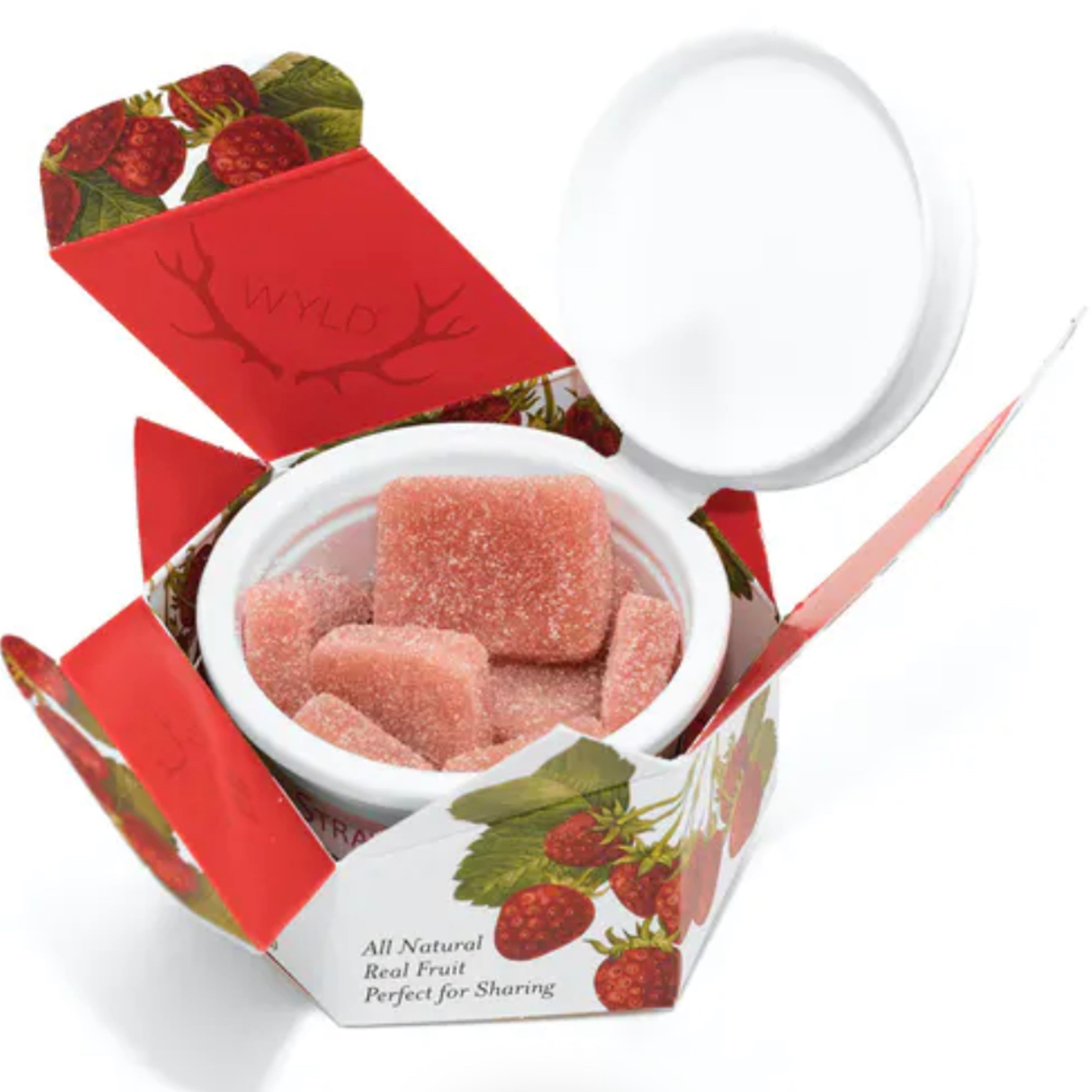 Strawberry 20CBD:1THC Gummies - WYLD - - $19.75 - Edibles