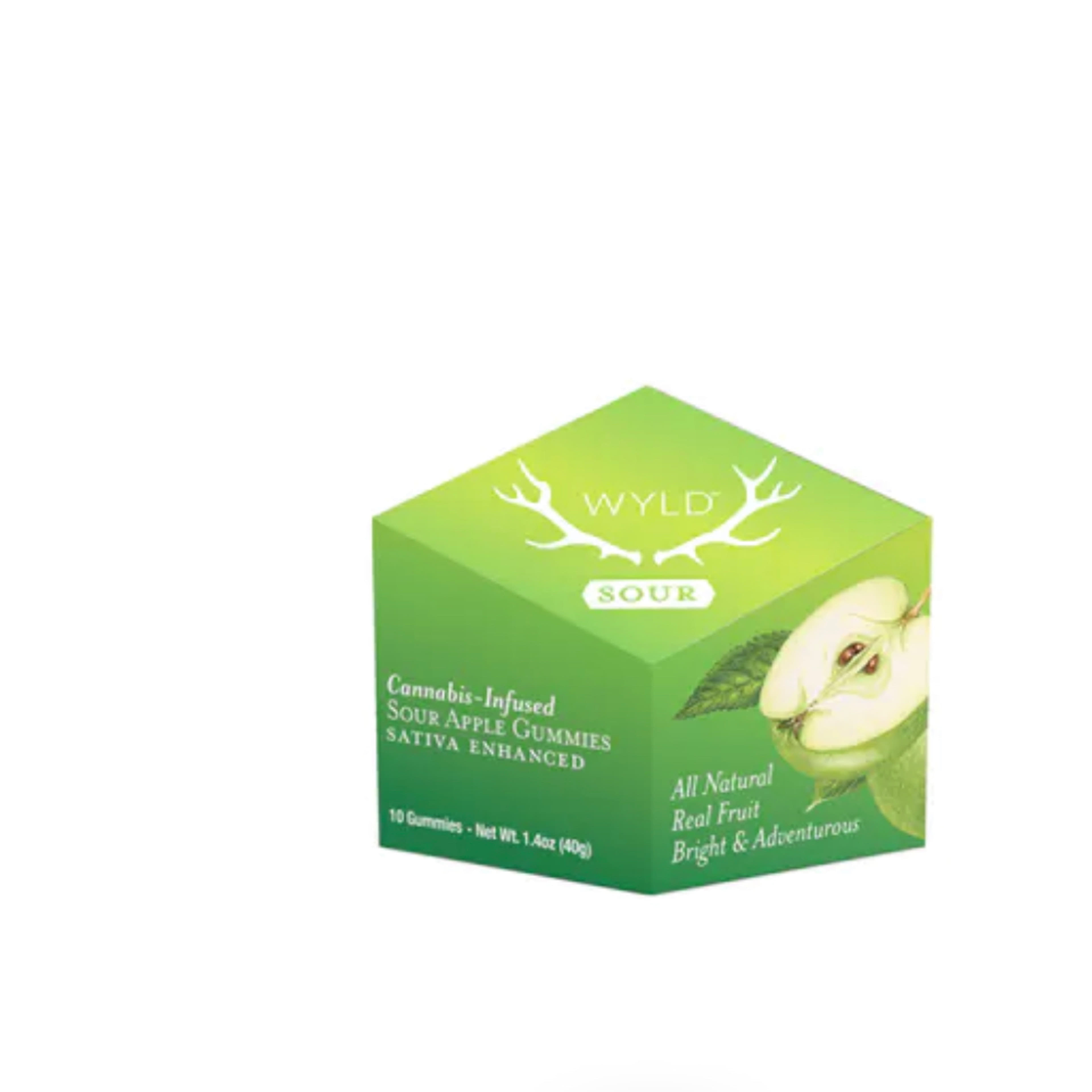 WYLD - Sour Apple - 100mg - 10 pk - WYLD - - $19.75 - Edibles