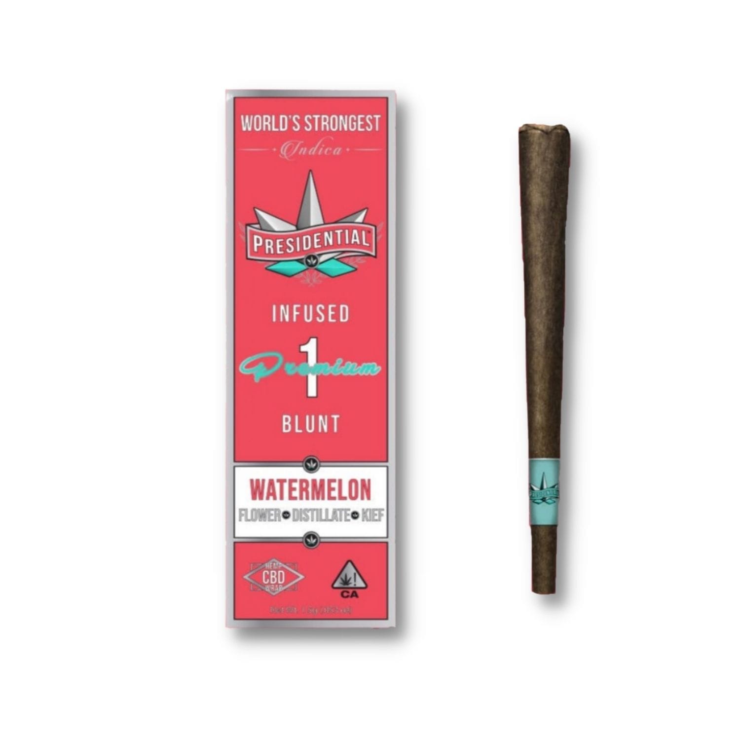 Watermelon Moon Rock Blunt 1.5g - Presidential -  - $22.24 - Preroll