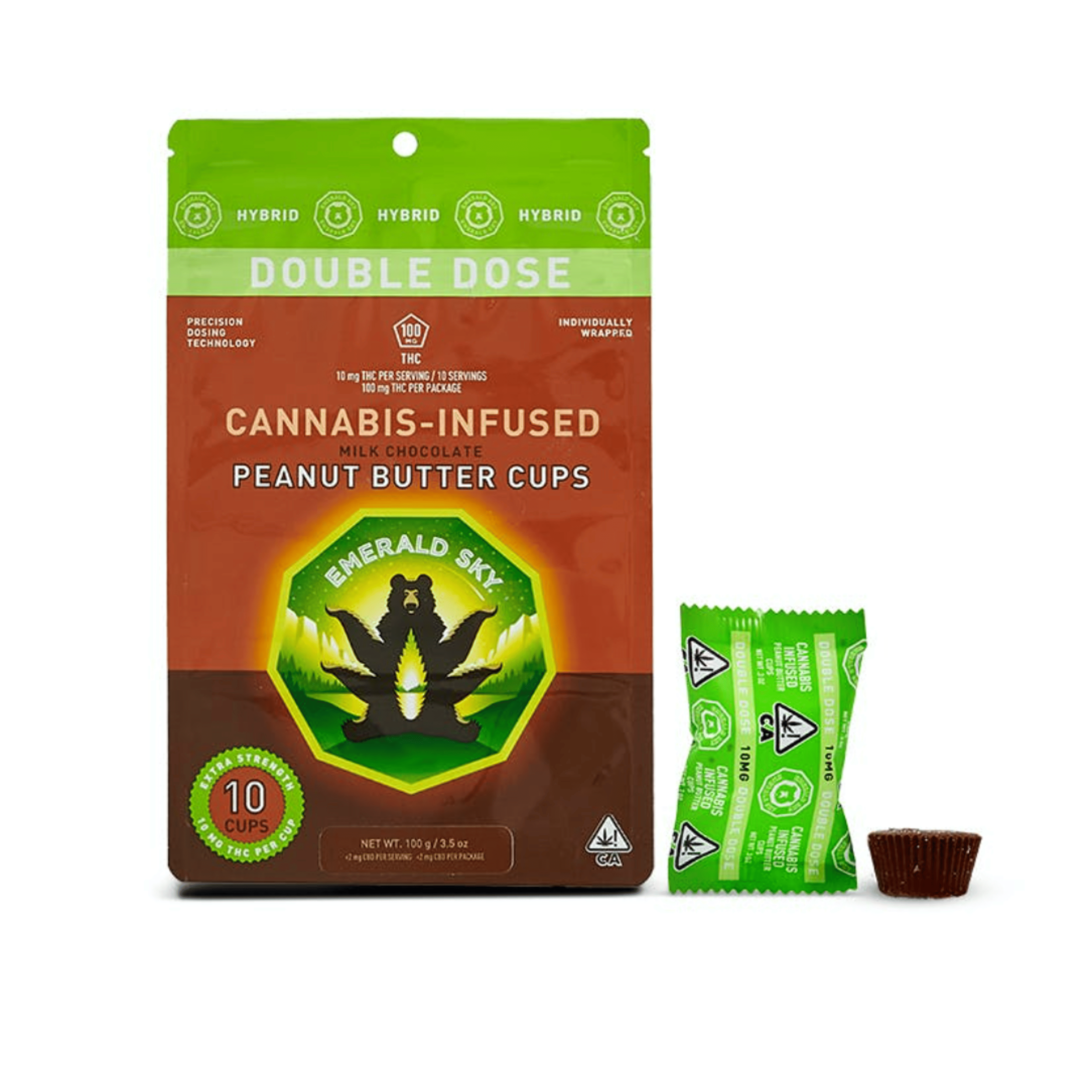 Hybrid Peanut Butter Cups 10pk - Emerald Sky - - $18 - Edible