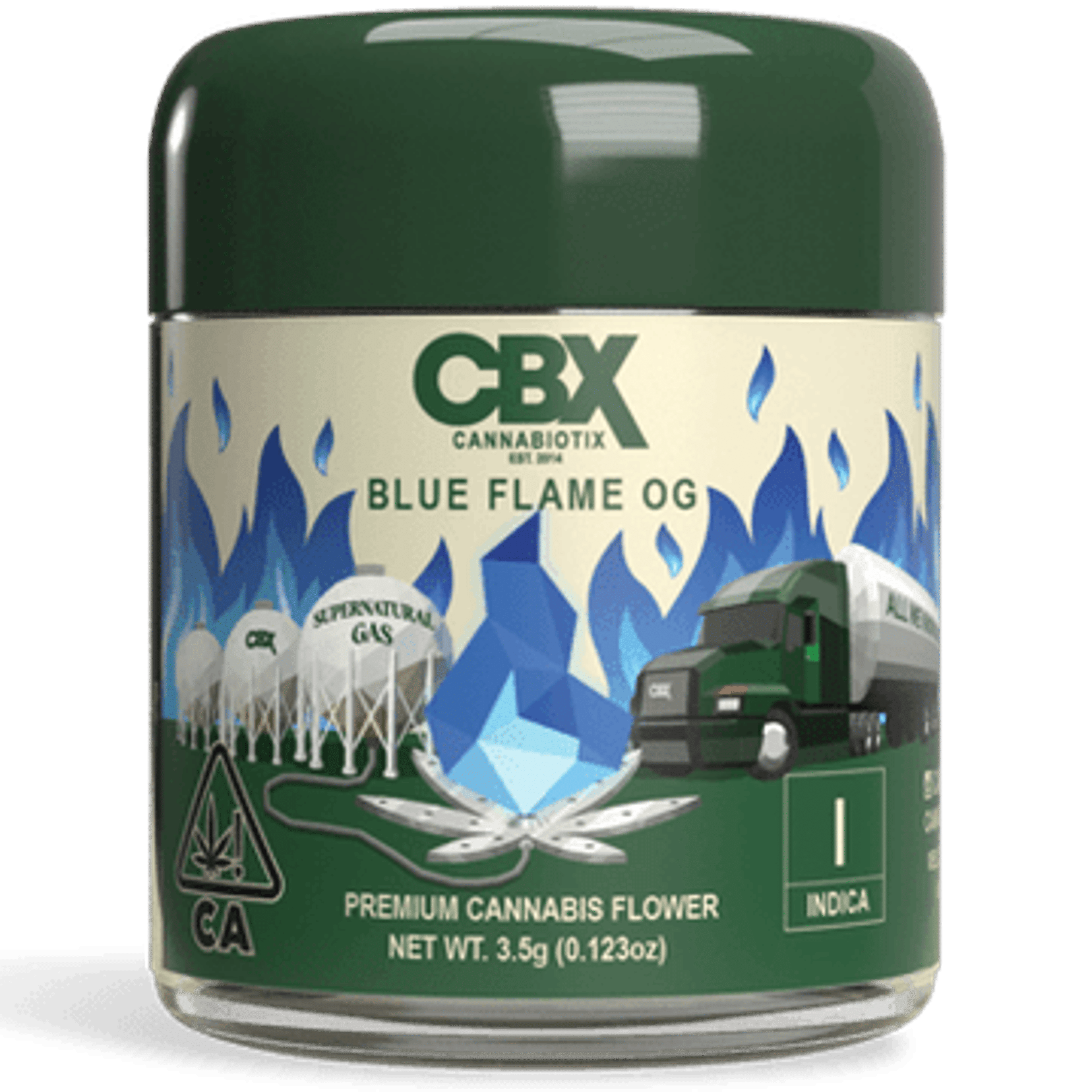 CBX | 3.5g - Blue Flame OG - Hybrid - Cannabiotix - - $48 - Flowers