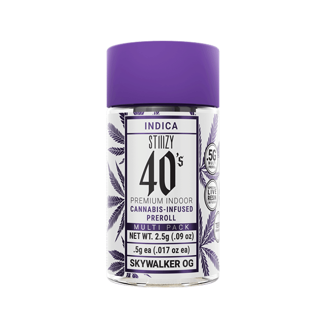 1. STIIIZY 40's Joint 5-Pack 2.5g