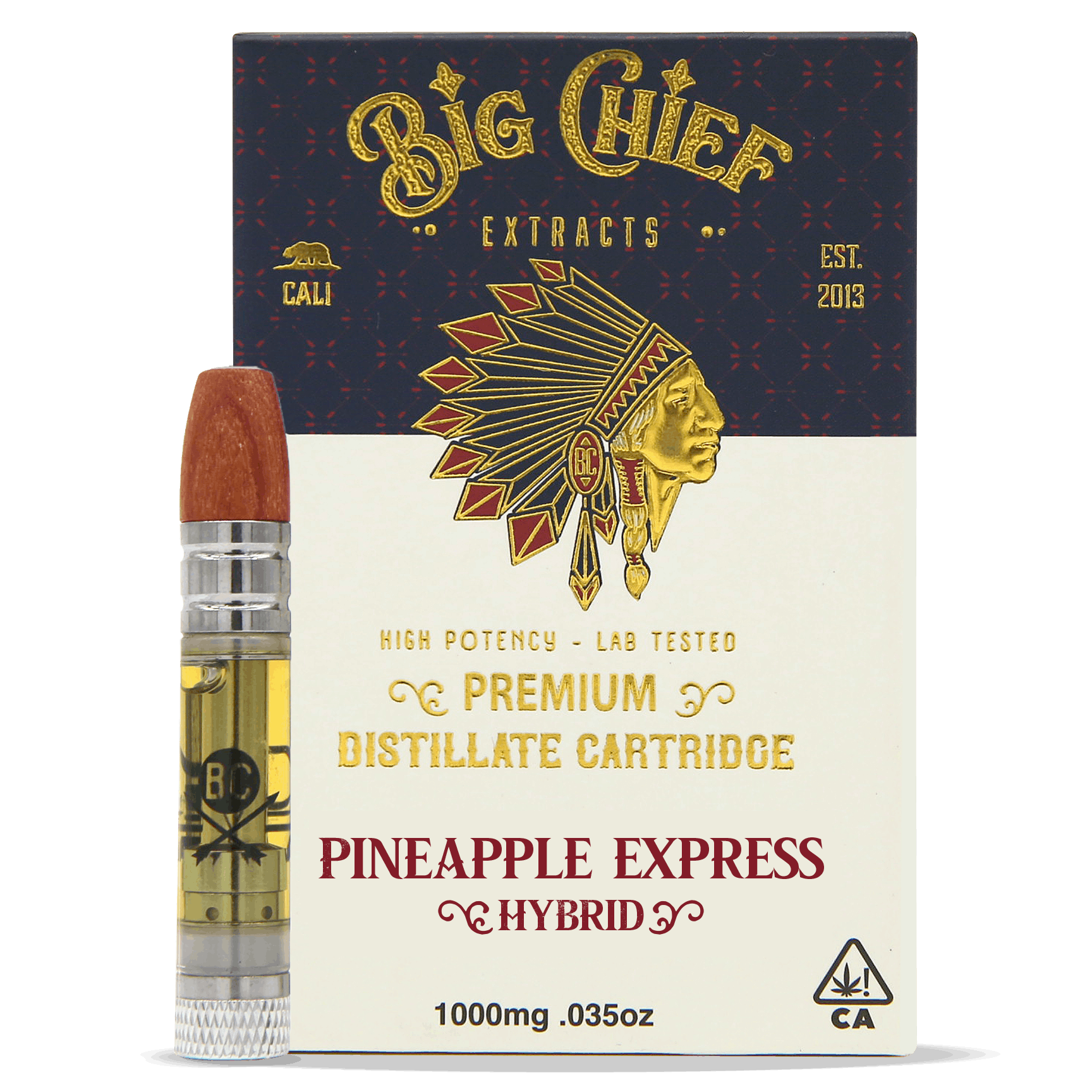 $31.22 Pineapple Express Cartridge 1G - Big Chief -  - $22.49 - Vaporizers