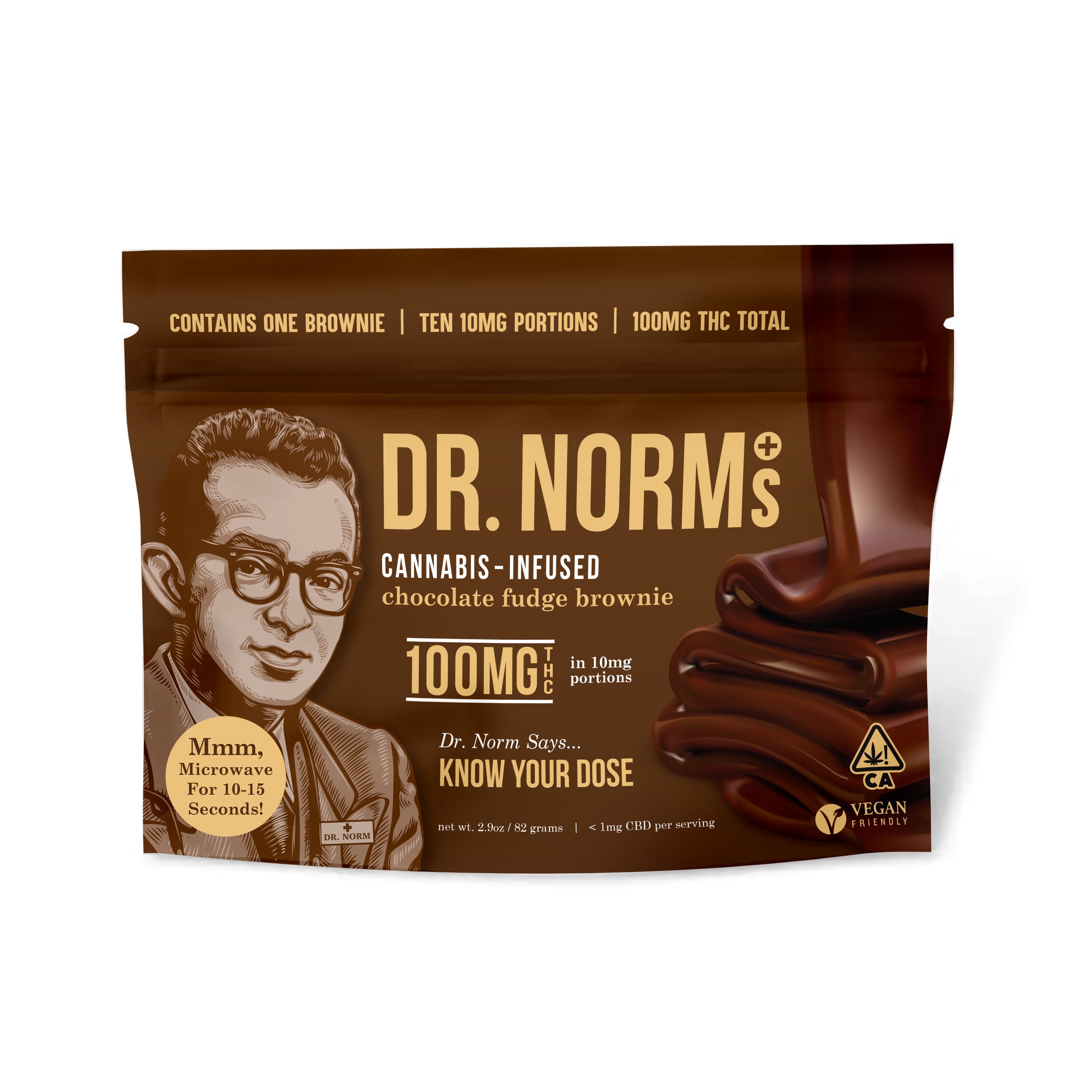 DR. NORM'S: Fudge Brownie